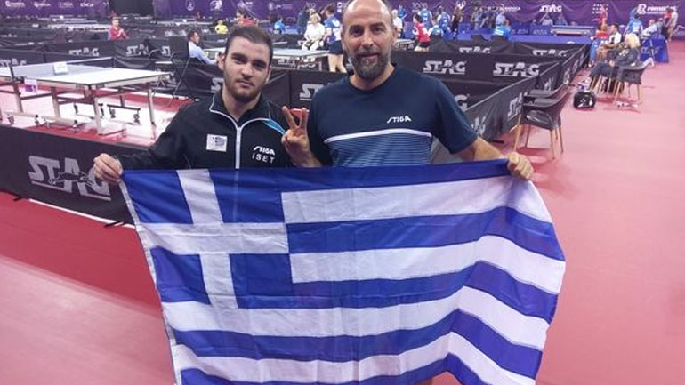 Πινγκ Πονγκ: Πρωταθλητής Ευρώπης στο απλό νέων για δεύτερη συνεχή χρονιά ο Σγουρόπουλος